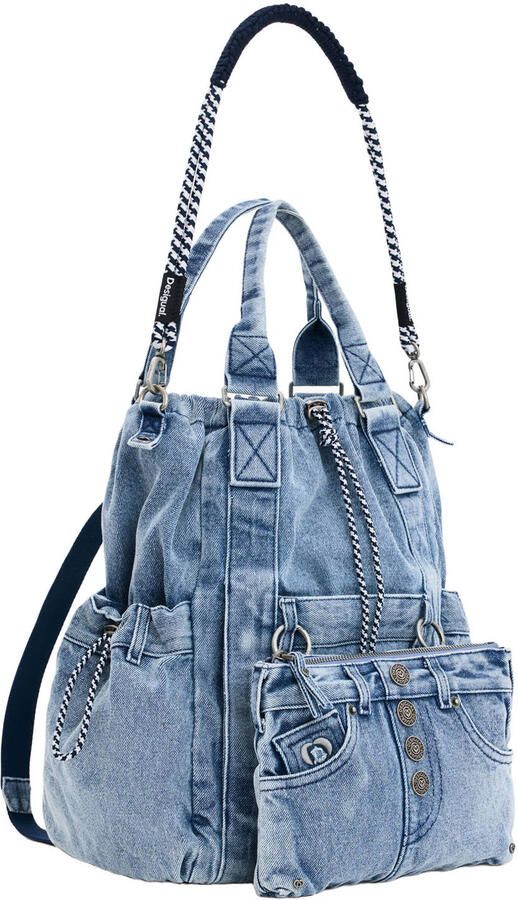 Desigual denim rugzak blauw - Foto 3