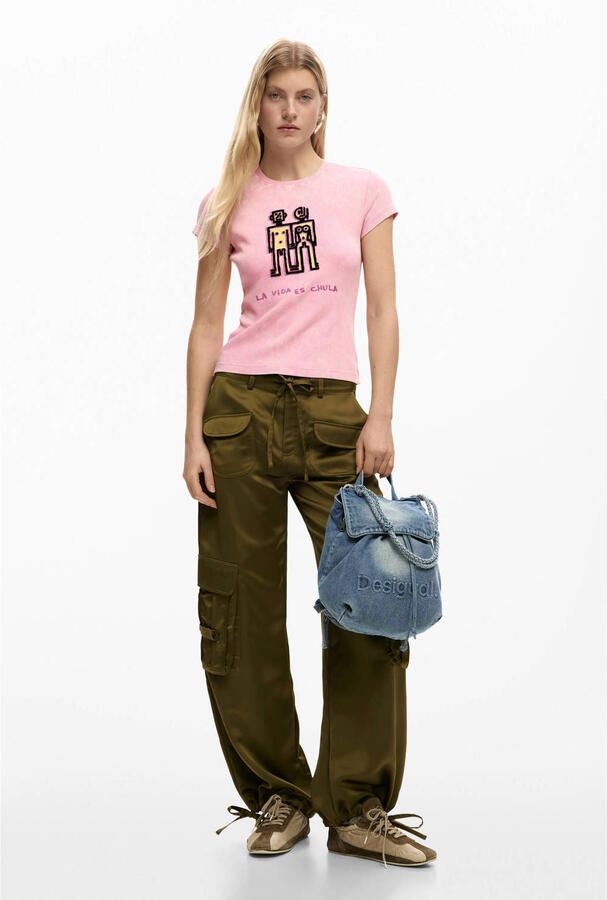 Desigual Rugzak HALF LOGO DENIM LUENA