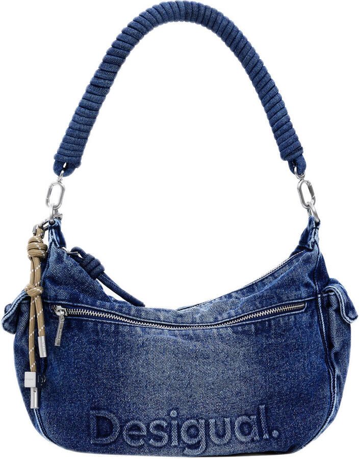 Desigual Lente Zomer Dames Katoenen Tassen Collectie Blue Dames - Foto 3