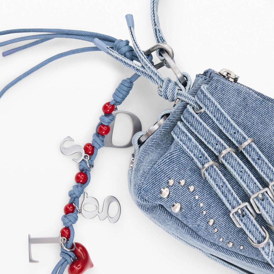 Desigual denim schoudertas blauw - Foto 2