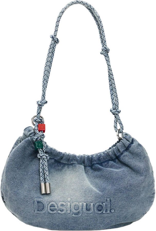 Desigual Handtas BAG HALF LOGO DENIM WAVERLY