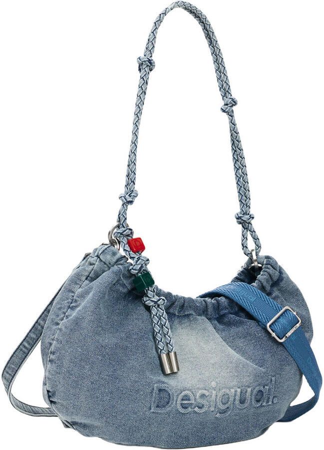 Desigual Handtas BAG HALF LOGO DENIM WAVERLY - Foto 2