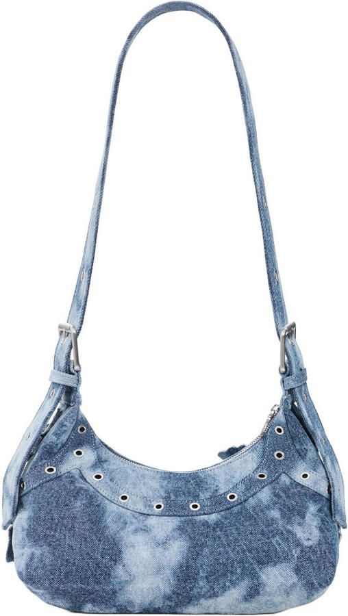 Desigual denim schoudertas blauw - Foto 3