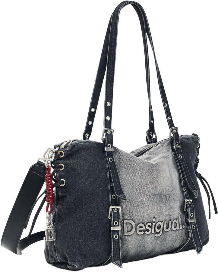 Desigual denim shopper grijs - Foto 2