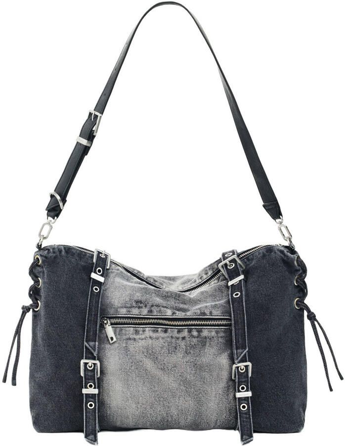 Desigual denim shopper grijs - Foto 3