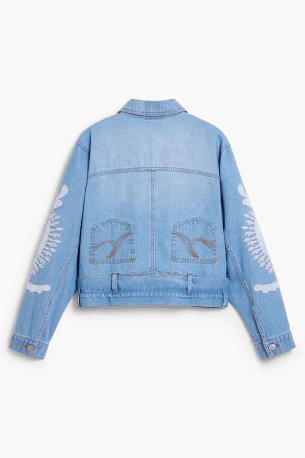 Desigual denim spijkerjas medium blue denim - Foto 3