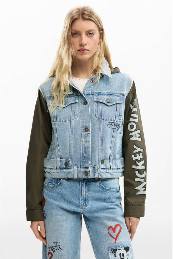 Desigual denim spijkerjas medium blue denim