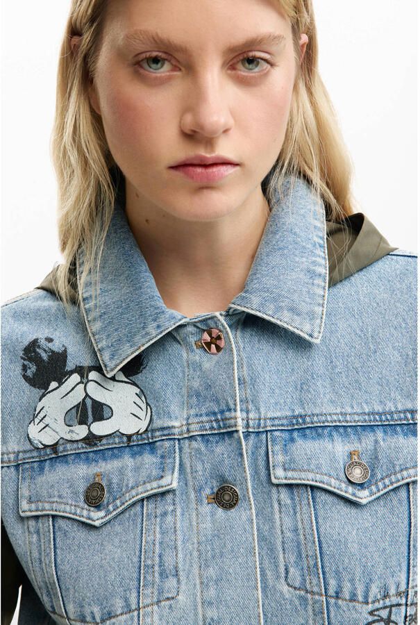 Desigual denim spijkerjas medium blue denim - Foto 2