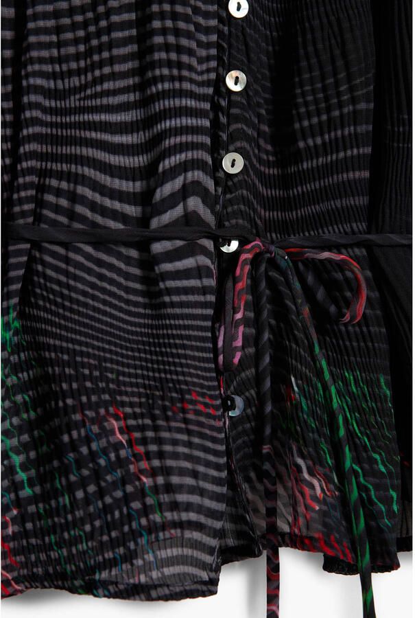 Desigual gebloemde blouse zwart - Foto 2