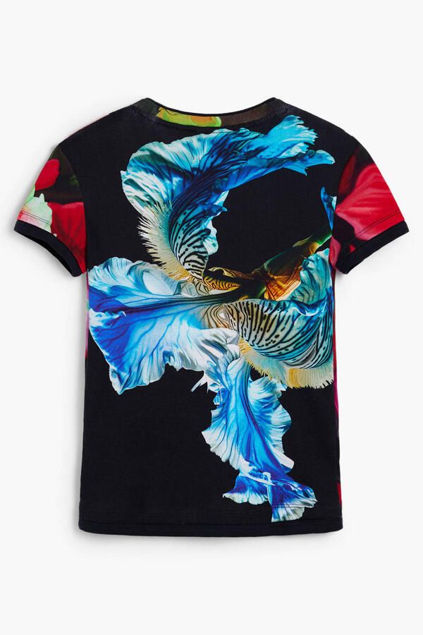 Desigual T-shirt Korte Mouw MULTIFLOWERS LACROIX - Foto 3