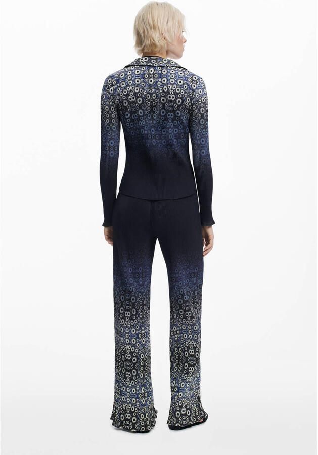 Desigual gebreid vest blauw - Foto 2