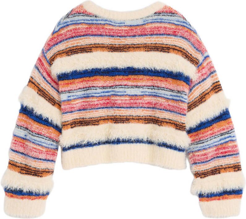 Desigual gebreide trui met wol ecru - Foto 2