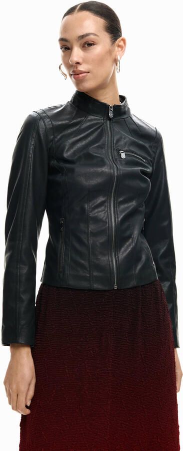 Desigual Leren Jas CHAQ_DANNY 26SWEW11