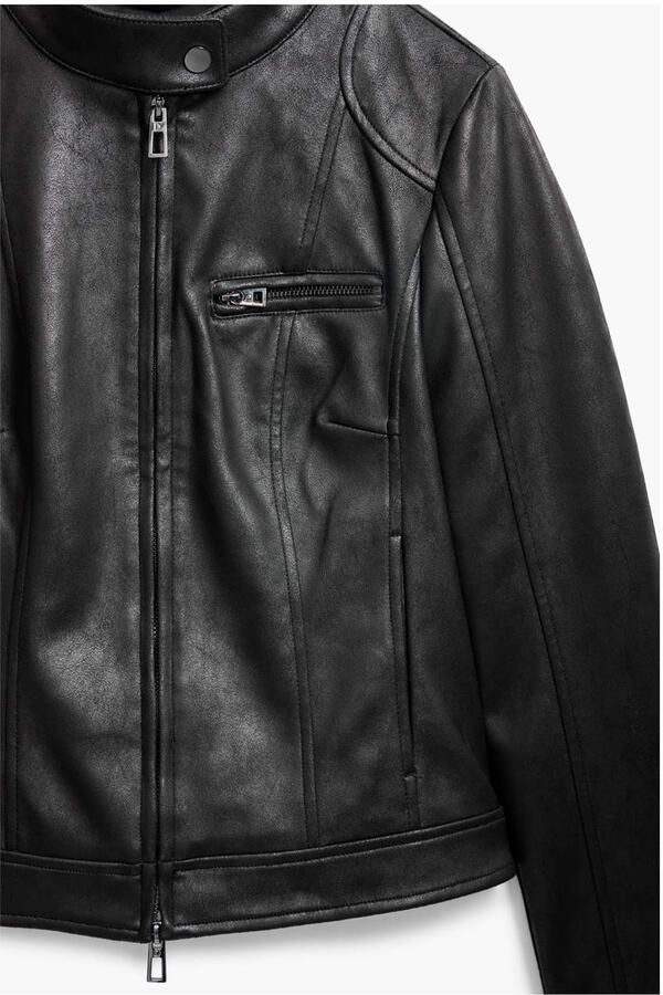 Desigual Zwarte Ritsjas Lente Zomer Vrouwen Black Dames - Foto 2