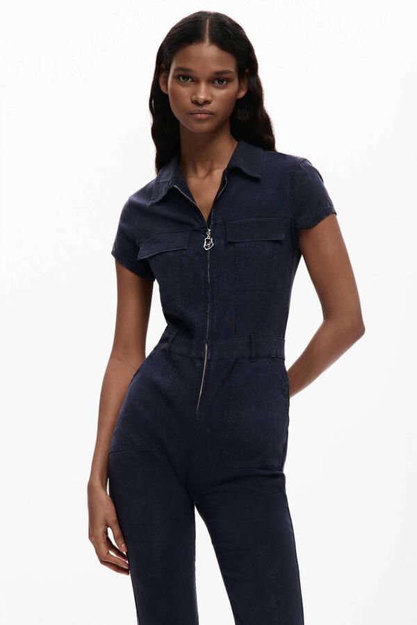 Desigual jumpsuit blauw