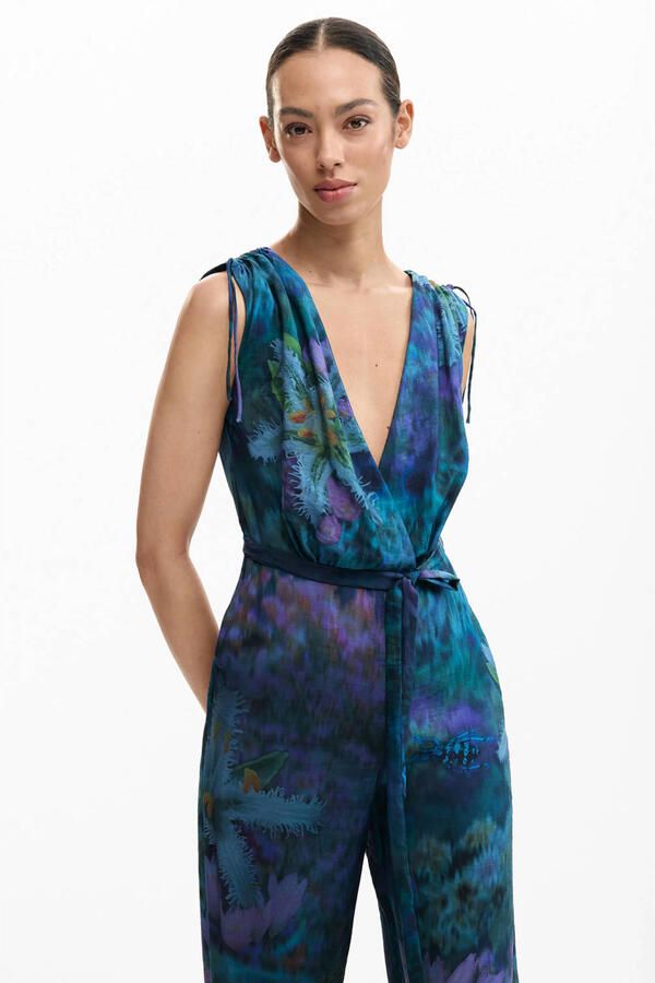 Desigual jumpsuit blauw - Foto 3