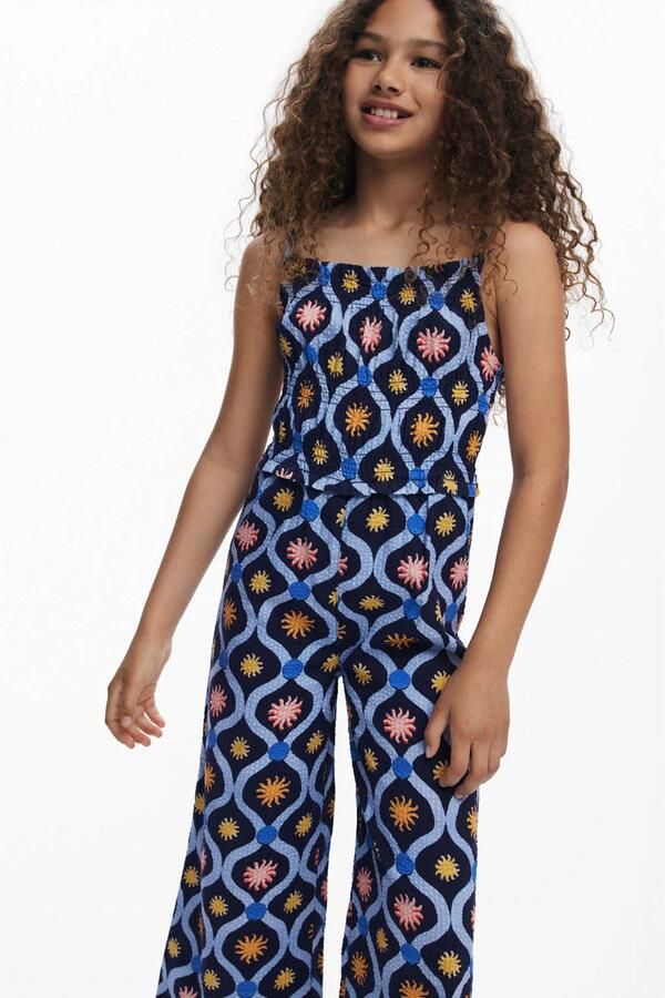 Desigual jumpsuit met print meerkleurig