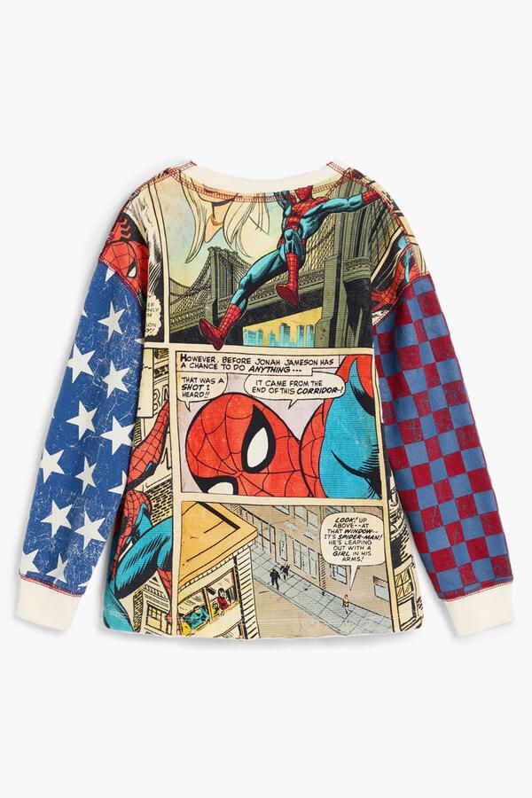 Desigual katoenen trui met print meerkleurig - Foto 2