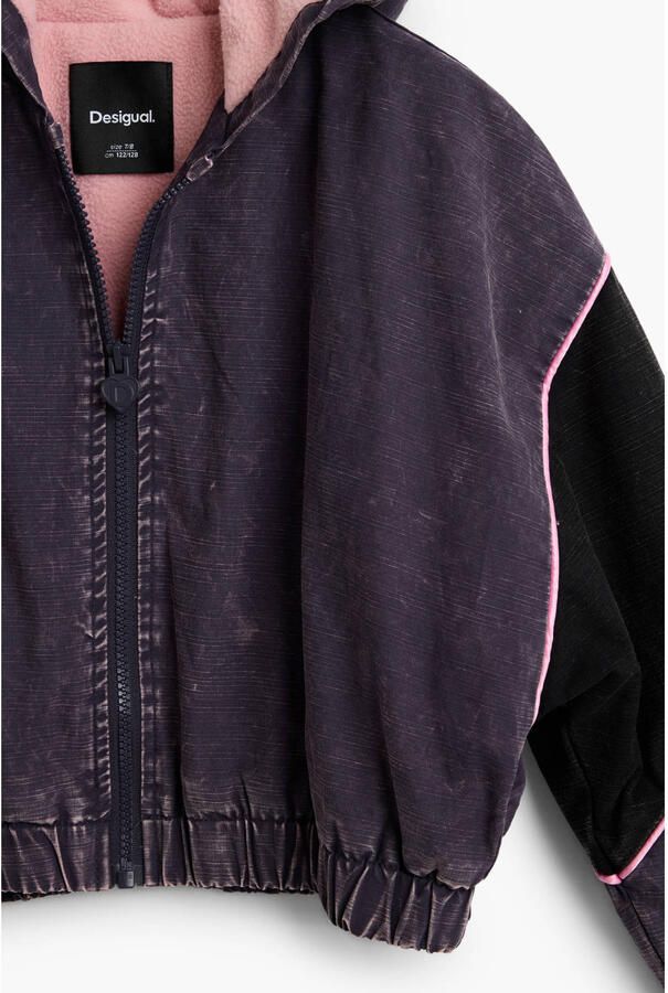 Desigual katoenen tussenjas paars - Foto 2