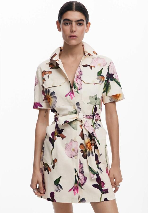 Desigual korte jurk multi