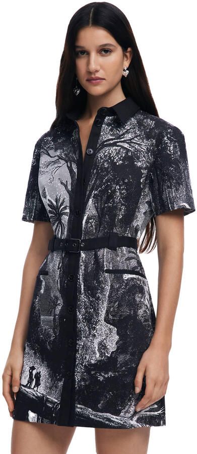 Desigual korte jurk zwart