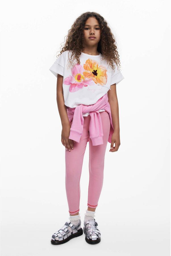 Desigual legging roze