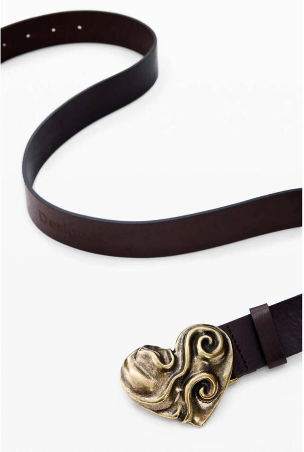 Desigual leren riem zwart - Foto 2