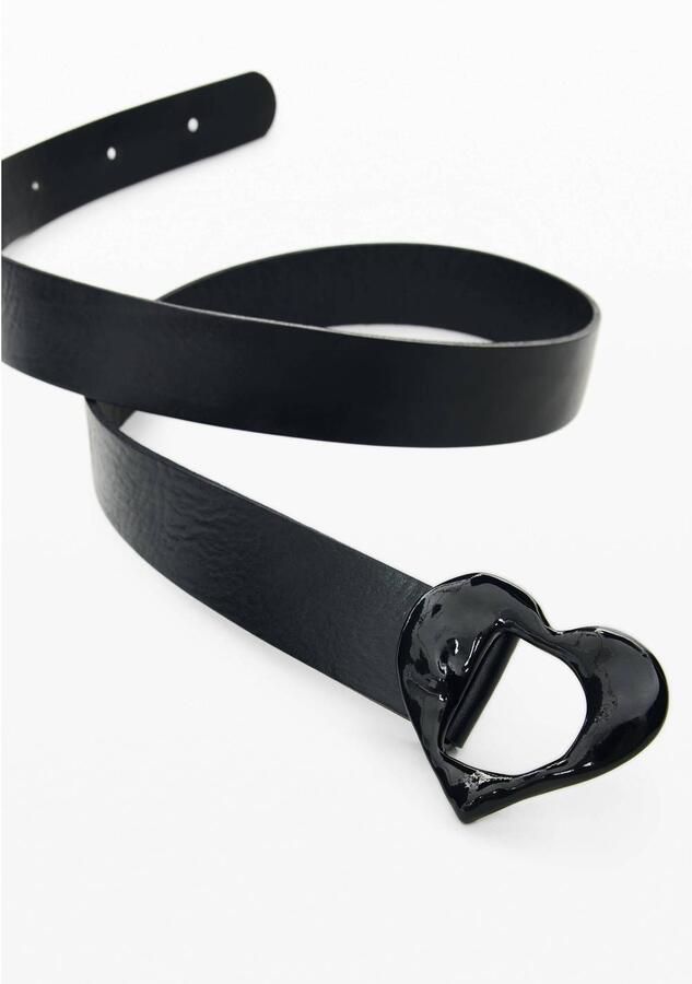 Desigual leren riem zwart - Foto 2