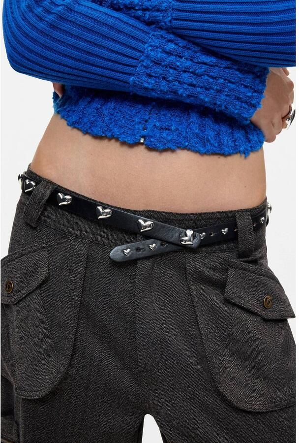 Desigual leren riem zwart - Foto 2