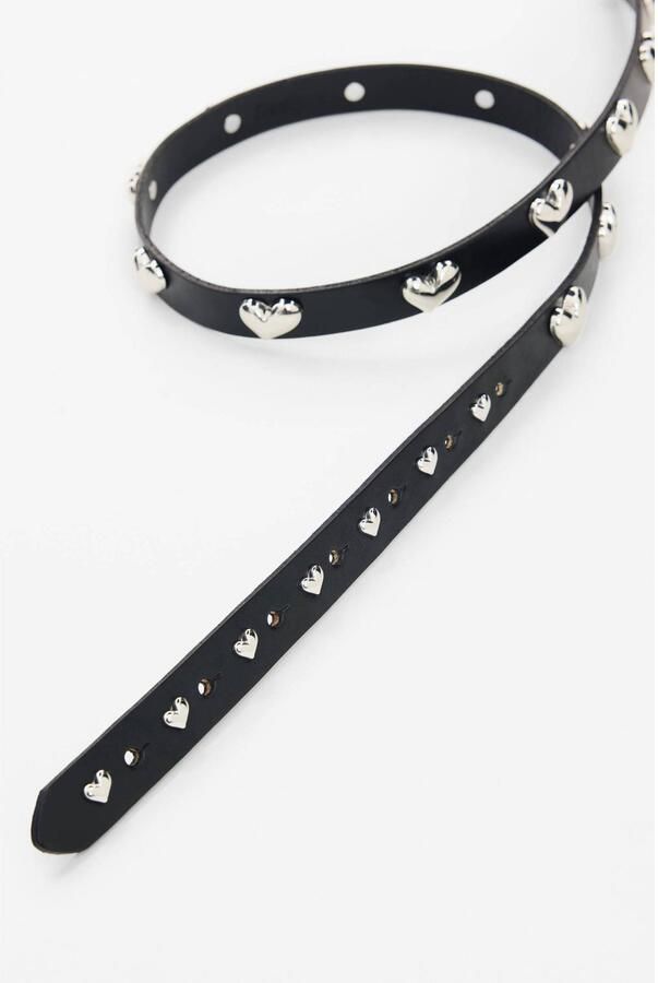 Desigual leren riem zwart - Foto 3