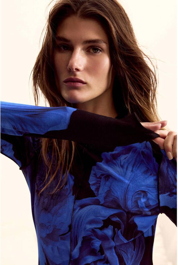 Desigual maxi jurk blauw - Foto 2