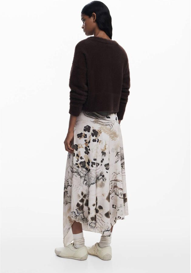 Desigual maxi jurk ecru - Foto 2