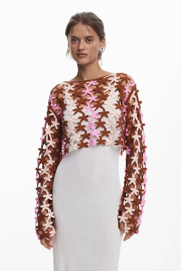 Desigual maxi jurk wit - Foto 3