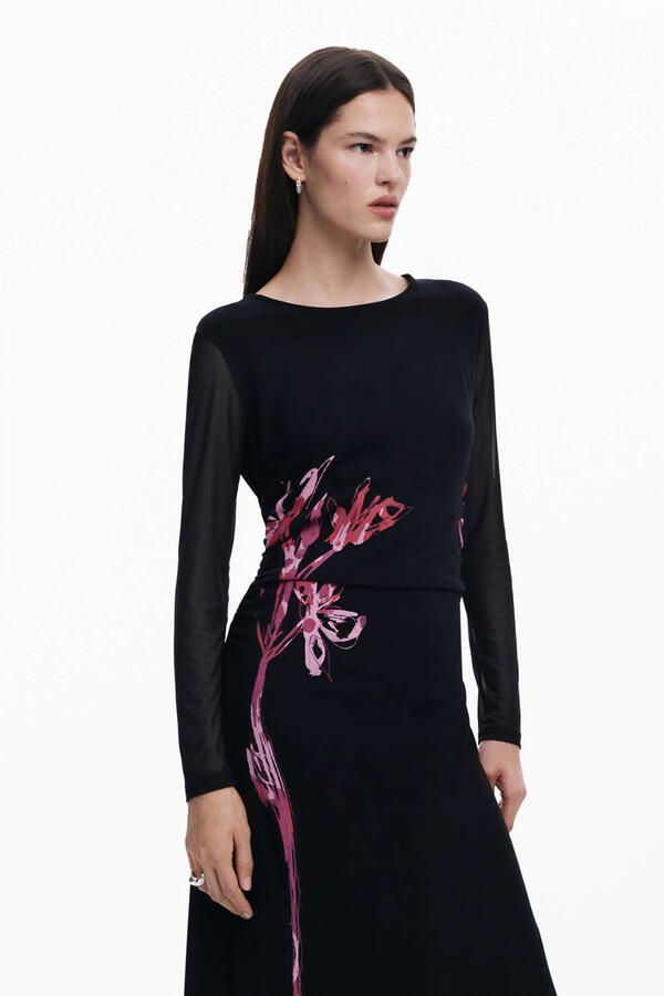 Desigual maxi jurk zwart