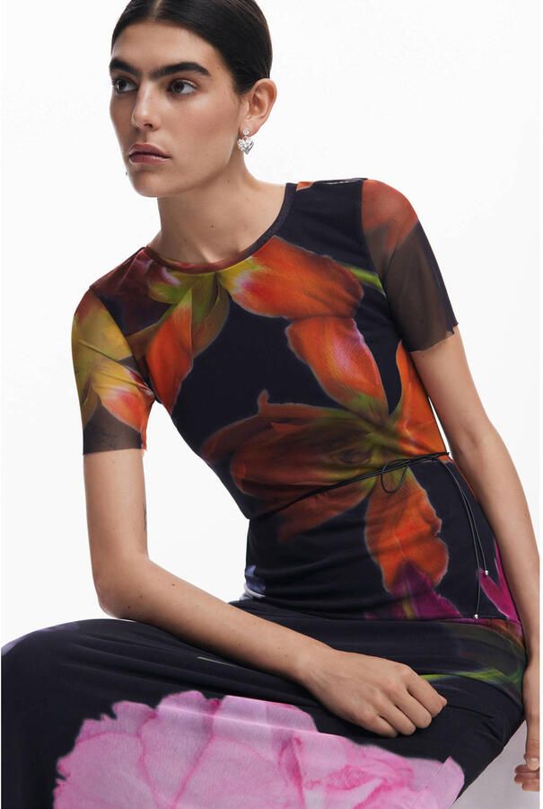 Desigual Lente Zomer Dames Lange Jurken Collectie Multicolor Dames