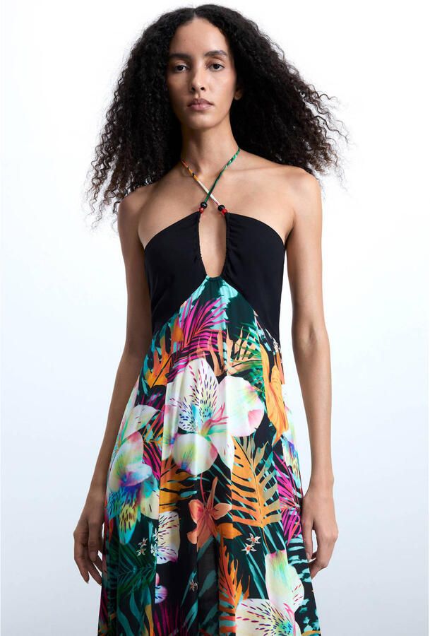 Desigual maxi jurk zwart
