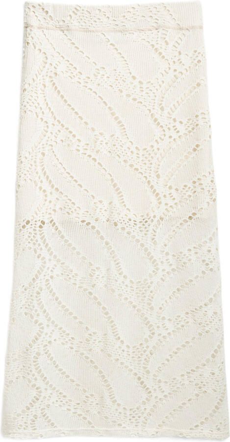 Desigual maxi rok crochet ecru - Foto 2