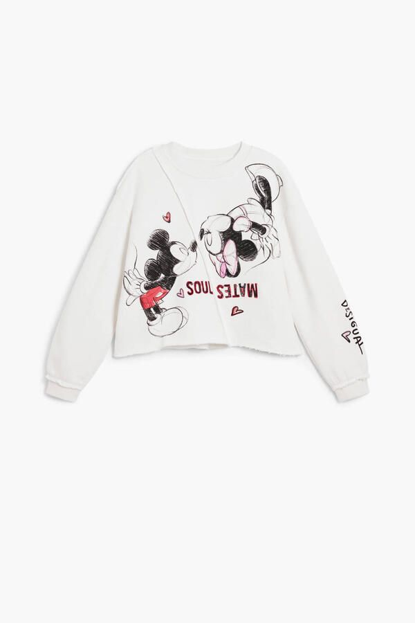 Desigual Mickey Mouse sweater ecru - Foto 3