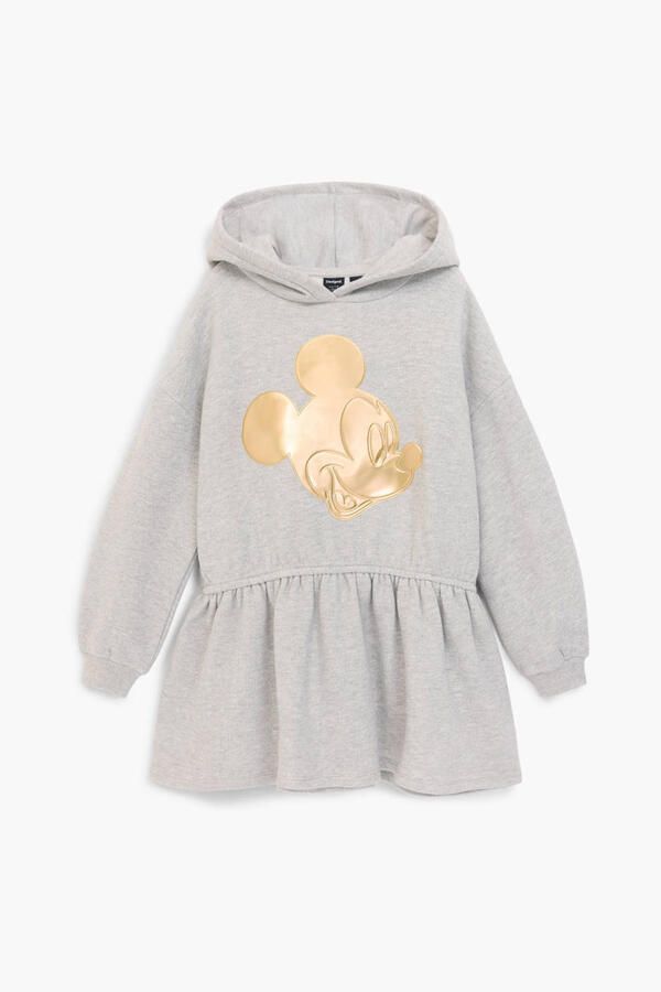 Desigual Mickey Mouse sweatjurk grijs melange