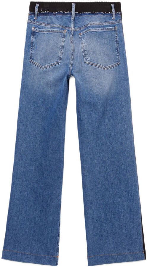 Desigual mid waist straight leg jeans medium denim wash - Foto 2