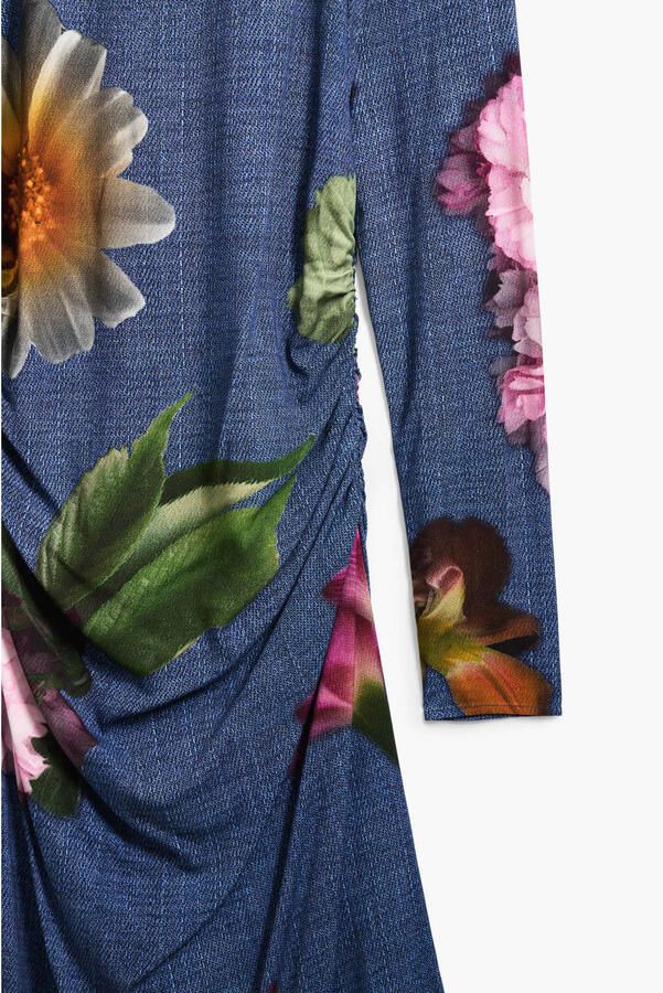 Desigual Lange Jurken Collectie in Viscose Mix Multicolor Dames - Foto 2