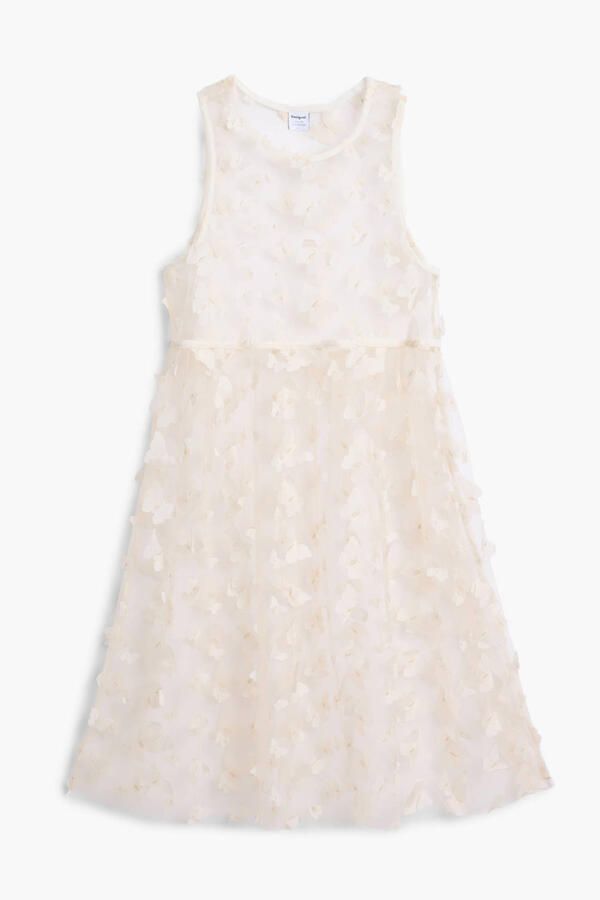 Desigual midi jurk ecru