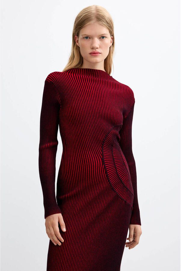 Desigual midi jurk met dessin