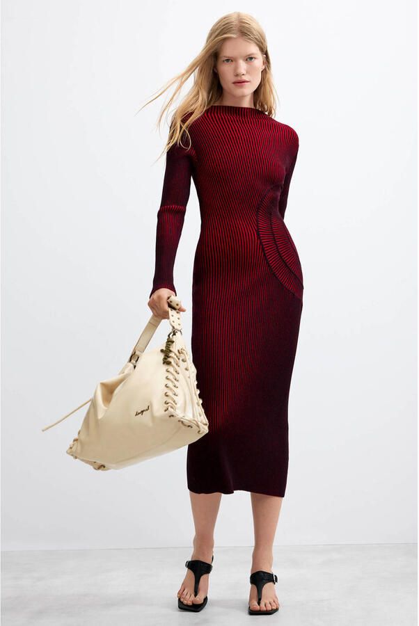 Desigual midi jurk met dessin - Foto 3