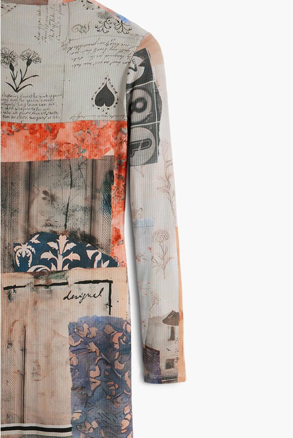 Desigual midi jurk multi - Foto 3