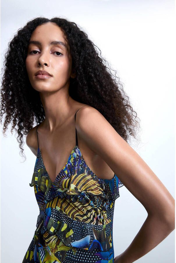 Desigual midi jurk multi - Foto 2