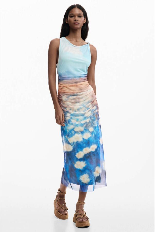 Desigual Midi-jurken VEST_VERMONT 26SWVK28 - Foto 2