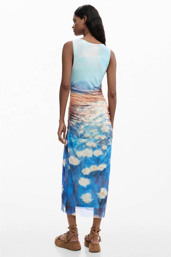 Desigual Midi-jurken VEST_VERMONT 26SWVK28 - Foto 3
