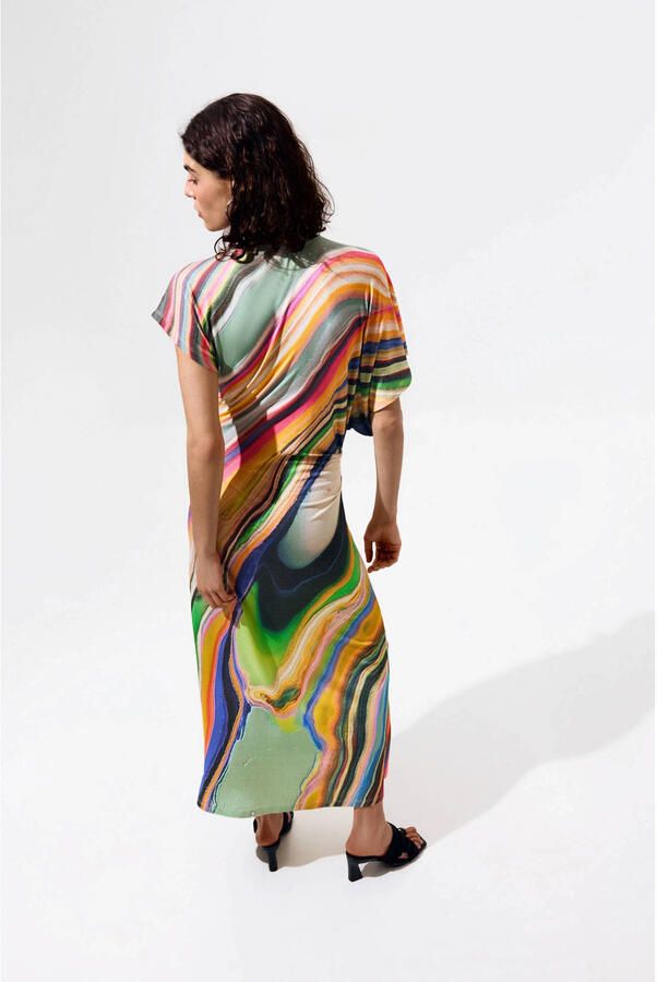 Desigual midi jurk multi - Foto 2