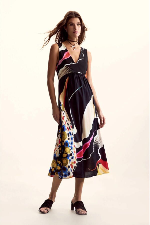 Desigual Lange Jurk JAPAN OPART LACROIX